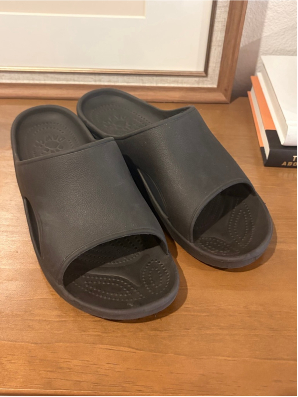 Dawgs Black Comfort Slide Sandals Women's Size 10 Orthopedic Slip On